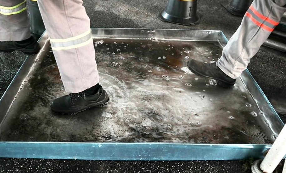 Equipes médicas foram contratadas e atuam 24 horas para fazer aferição de temperatura, orientação e triagem dos profissionais que descarregam cargas e atuam na atividade portuária. Há postos médicos e de enfermagem, 32 chuveiros, 60 pias e lava-pés com hipoclorito de sódio, entre outras iniciativas.Foto: Claudio Neves
Foto: Divulgação/APPA