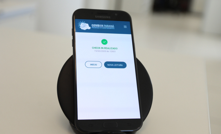 Ferramenta foi desenvolvida pela Celepar, empresa estadual de tecnologia da informação, em parceria com a Secretaria da Saúde. App permite a criação de um grande banco de dados para agilizar as tomadas de decisão em relação à circulação do vírus.