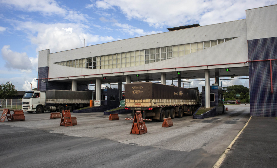 Pátio de Triagem do Porto de Paranaguá tem movimento recorde. Foto: Claudio Neves