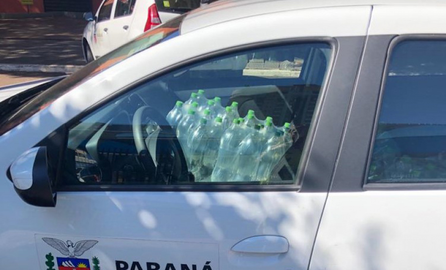 Governo entrega álcool líquido para 264 entidades que atendem idosos . Foto:SEJUF