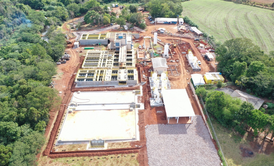 Sanepar executa nova etapa de obras em Cascavel. Foto: Sanepar