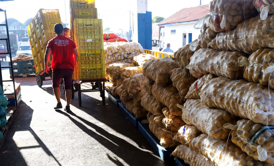 Apoio e planejamento do Estado garantem abastecimento de alimentos.Foto: Arnaldo Alves / AEN