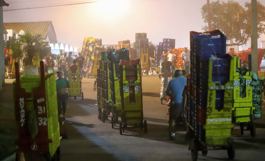 Apoio e planejamento do Estado garantem abastecimento de alimentos.Foto: Arnaldo Alves / AEN