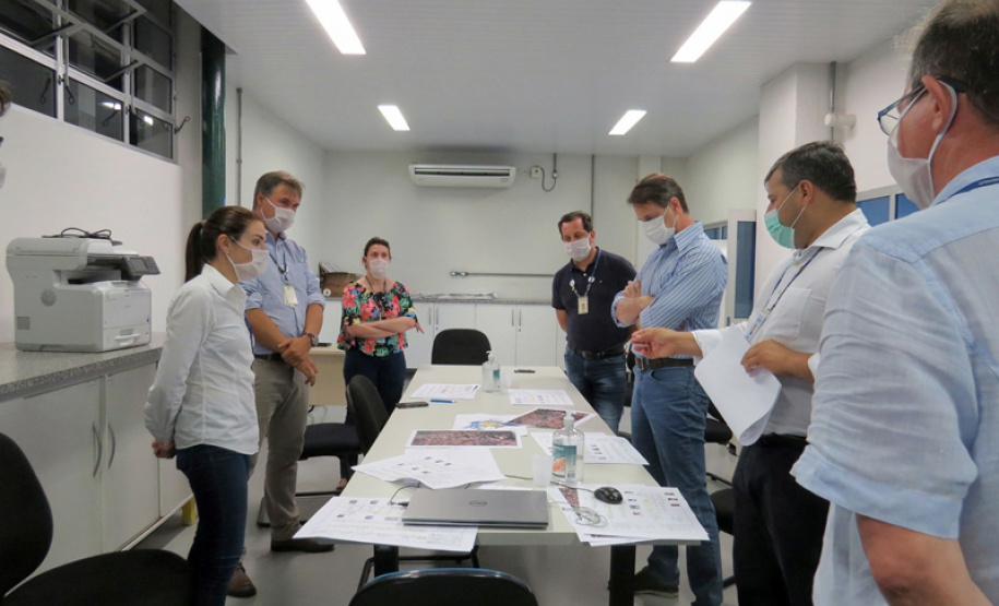 Uma das medidas adotadas pela Sanepar foi colocar em funcionamento mais um conjunto motobomba de uma das estações elevatórias do Sistema Iguaçu. Foto: Sanepar