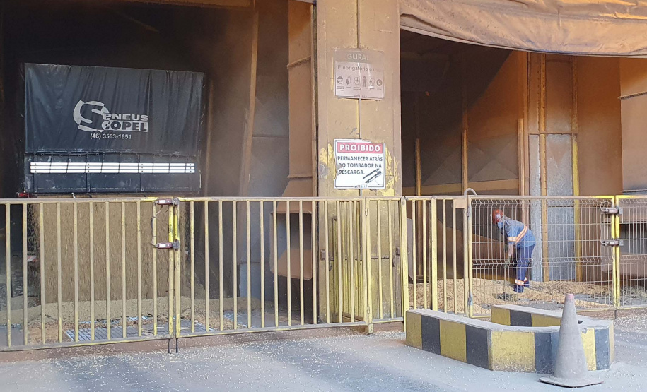 Porto de Paranaguá tem exportação recorde de grãos. Foto:Nájia Furlan/Portos do Paraná