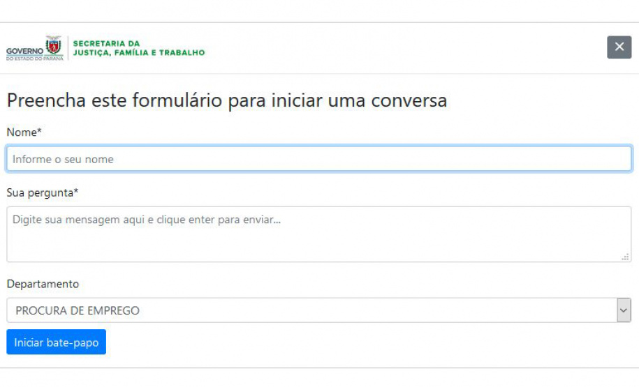 Agências do Trabalhador do Paraná agora presta atendimento também por chat online