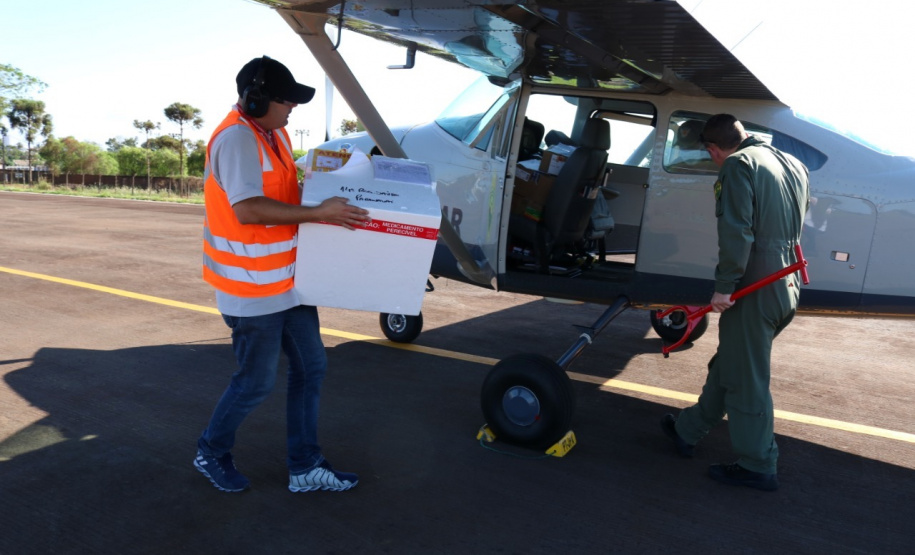 Aeronaves do Governo já coletaram 1.457 amostras para testes de coronavírus. Foto: Divulgação