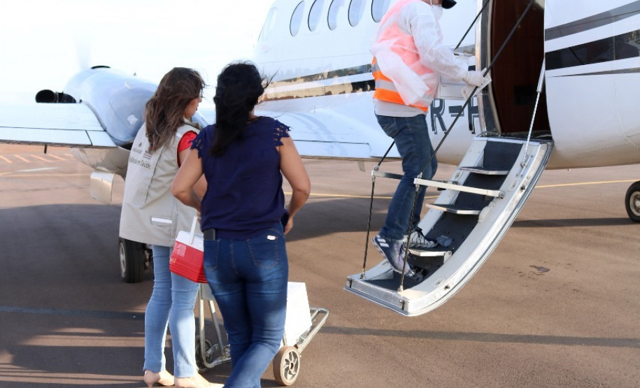 Aeronaves do Governo já coletaram 1.457 amostras para testes de coronavírus. Foto: Divulgação