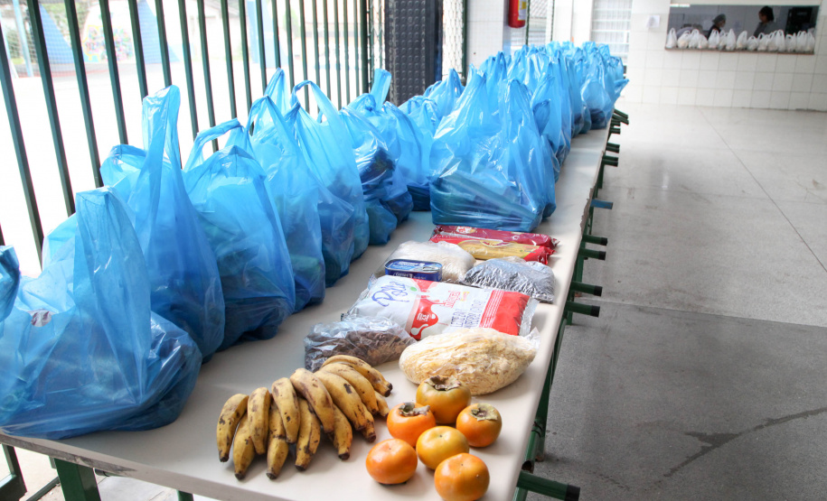 Escolas se preparam para mais uma entrega de alimentos da merenda. Foto: Ari Dias/AEN