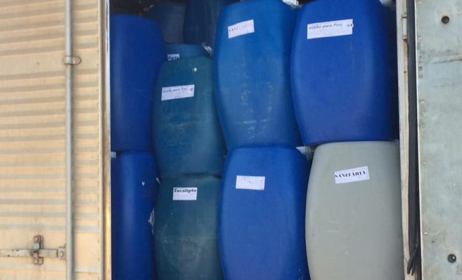 Depen produz 60 mil litros de produtos de limpeza por mês. Foto:Depen