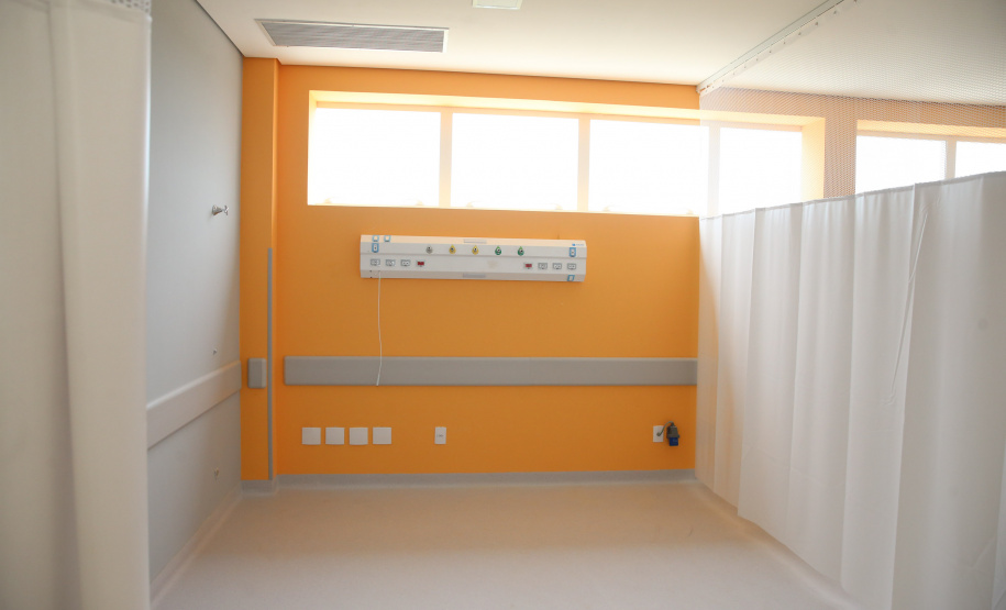 Hosp Ivaipora Instalações do Hospital Regional de Ivaiporã que terá 104 leitos, sendo 10 reservados para Unidade de Terapia Intensiva (UTI), centro cirúrgico e enfermarias. Ivaipora, 14/04/2020 - Foto: Geraldo Bubniak/AEN