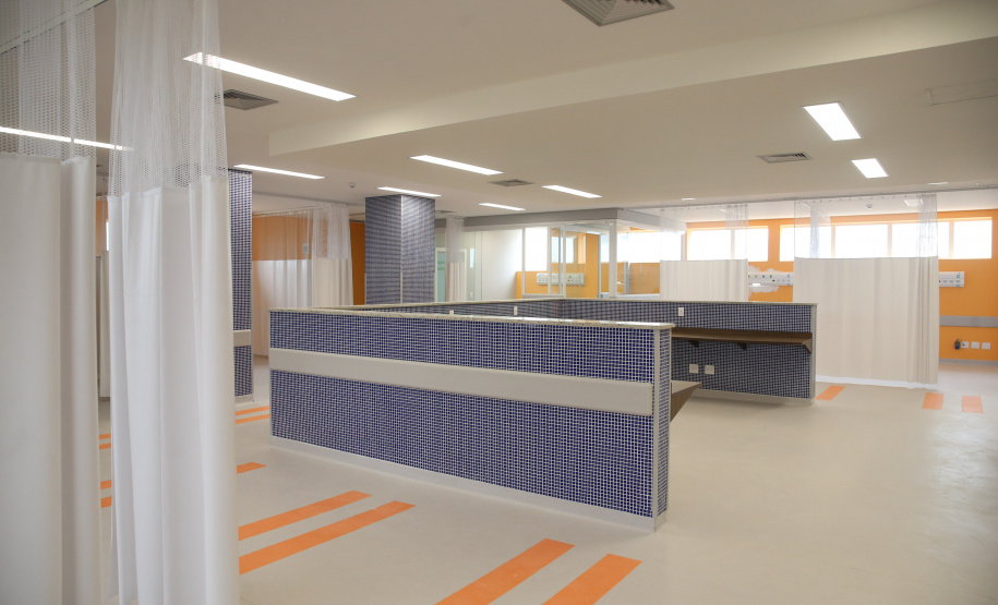 Hosp Ivaipora Instalações do Hospital Regional de Ivaiporã que terá 104 leitos, sendo 10 reservados para Unidade de Terapia Intensiva (UTI), centro cirúrgico e enfermarias. Ivaipora, 14/04/2020 - Foto: Geraldo Bubniak/AEN