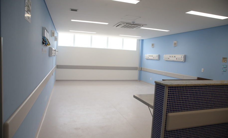 Hosp Ivaipora Instalações do Hospital Regional de Ivaiporã que terá 104 leitos, sendo 10 reservados para Unidade de Terapia Intensiva (UTI), centro cirúrgico e enfermarias. Ivaipora, 14/04/2020 - Foto: Geraldo Bubniak/AEN