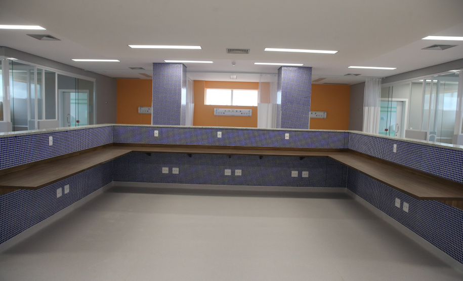 Hosp Ivaipora Instalações do Hospital Regional de Ivaiporã que terá 104 leitos, sendo 10 reservados para Unidade de Terapia Intensiva (UTI), centro cirúrgico e enfermarias. Ivaipora, 14/04/2020 - Foto: Geraldo Bubniak/AEN