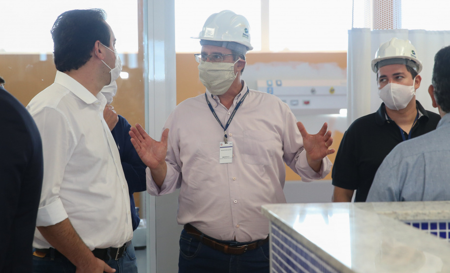 Hosp Ivaipora O Governador Carlos Massa Ratinho Junior visita nesta terça-feira (14/04) as instalações do Hospital Regional de Ivaiporã que terá 104 leitos, sendo 10 reservados para Unidade de Terapia Intensiva (UTI), centro cirúrgico e enfermarias. Ivaipora, 14/04/2020 - Foto: Geraldo Bubniak/AEN