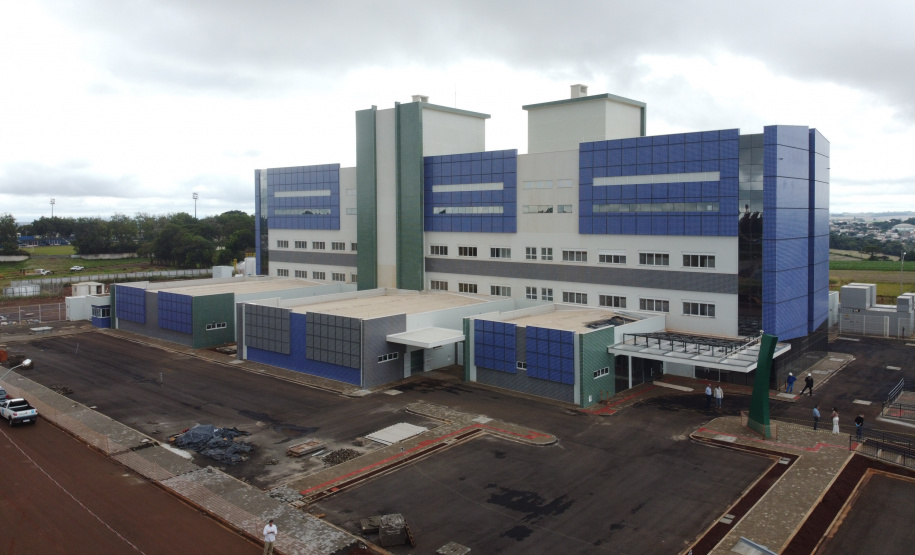 Hosp Ivaipora Instalações do Hospital Regional de Ivaiporã que terá 104 leitos, sendo 10 reservados para Unidade de Terapia Intensiva (UTI), centro cirúrgico e enfermarias. Ivaipora, 14/04/2020 - Foto: Geraldo Bubniak/AEN