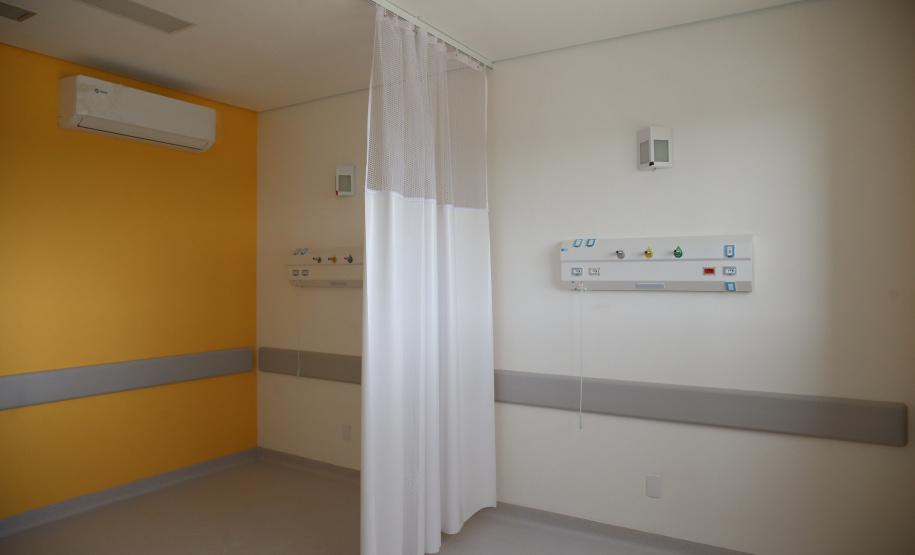 Hosp Ivaipora Instalações do Hospital Regional de Ivaiporã que terá 104 leitos, sendo 10 reservados para Unidade de Terapia Intensiva (UTI), centro cirúrgico e enfermarias. Ivaipora, 14/04/2020 - Foto: Geraldo Bubniak/AEN