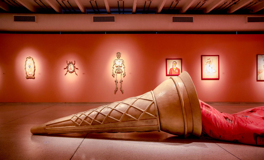 A exposição “Circonjecturas”, do artista Rafael Silveira, esteve no MON em 2017 e agora está disponível no Google Arts & Culture. Foto:MON