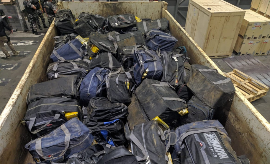 Segurança Pública tira 143,6 toneladas de drogas de circulação no Paraná em 2019. Foto:SESP