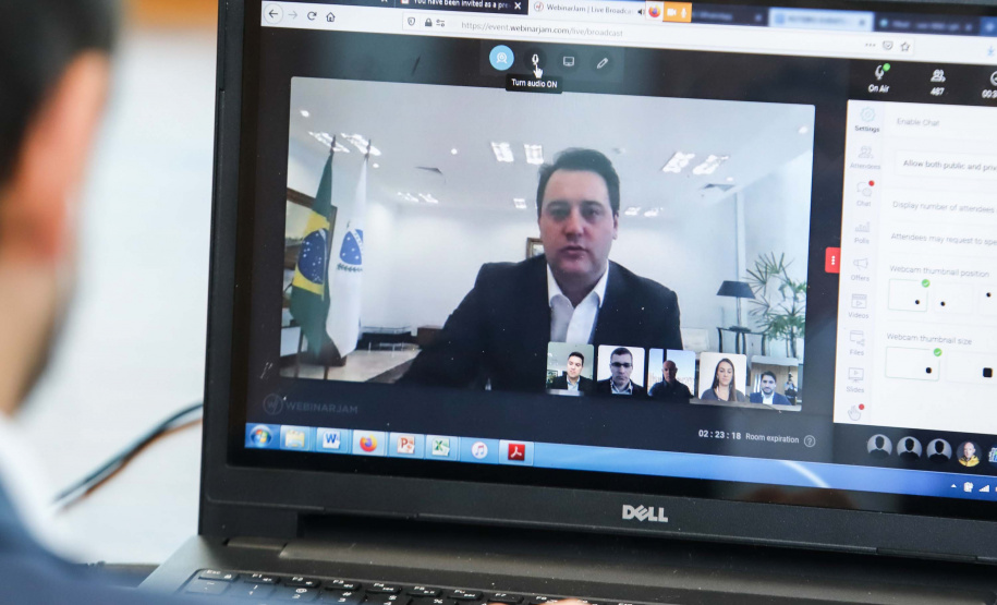 Lançada pelo governador Ratinho Junior, maratona online é promovida pela Superintendência Geral de Inovação, acontece de 24 de abril a 1º de maio e busca ideias inovadoras e soluções que minimizem os impactos da pandemia no Paraná.
Foto: Rodrigo Felix Leal