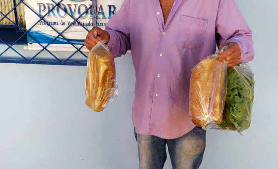 Parceria garante doação de pães e kits de hortaliças em Cascavel. Foto: Depen