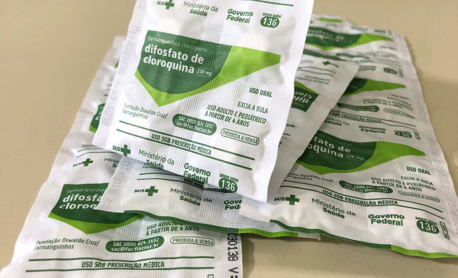 Saúde abastece regionais e hospitais com cloroquina. Foto: SESA