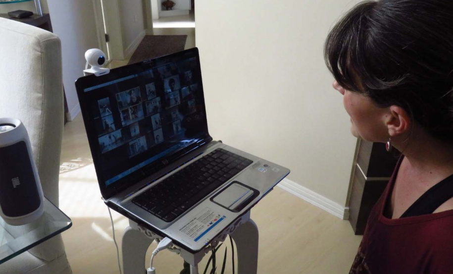 Escola de Dança Teatro Guaíra oferta aulas de balé on-line para alunos da instituição. Foto:CCTG