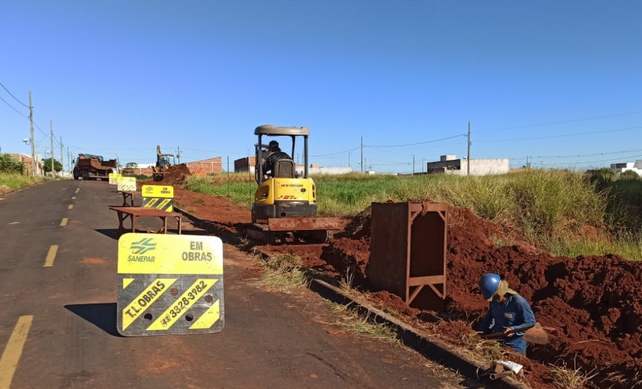 Com R$ 1,8 milhão, Sanepar leva esgoto a mais 5 bairros de Umuarama. Foto: Sanepar