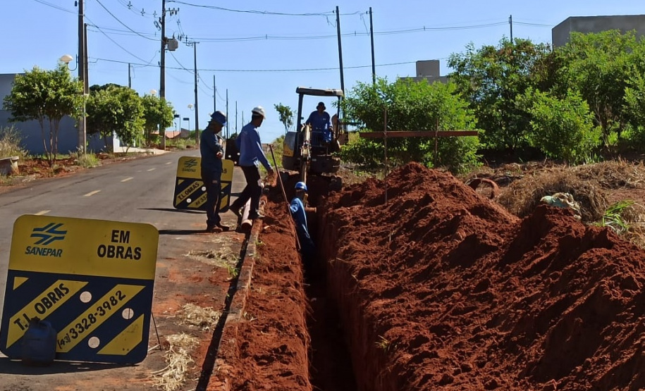 Com R$ 1,8 milhão, Sanepar leva esgoto a mais 5 bairros de Umuarama. Foto: Sanepar