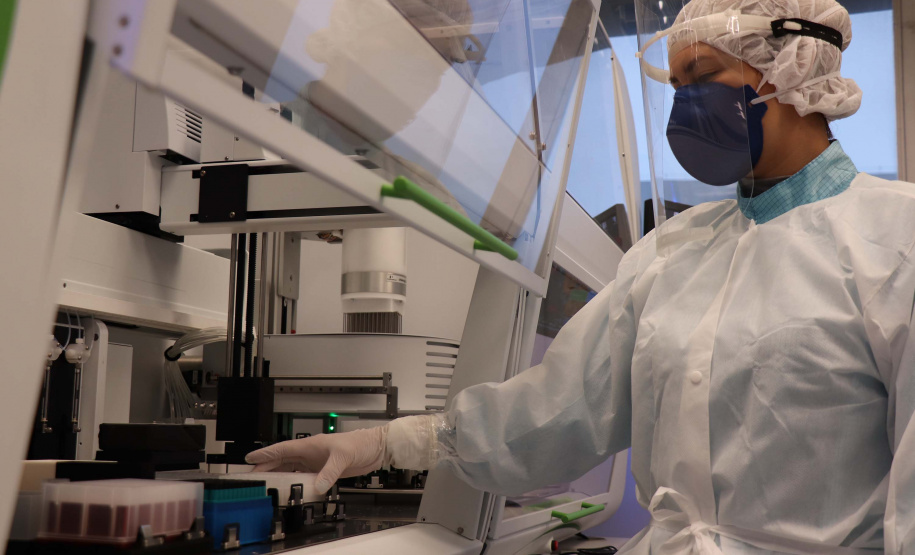 Tecpar recebe Unidade de Apoio ao Diagnóstico Covid-19 da Fiocruz e IBMP . FOTO: TECPAR