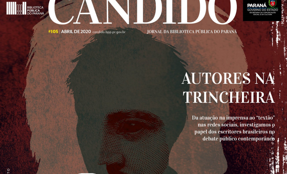 Jornal Cândido de abril discute a participação dos escritores nos grandes debates brasileiros