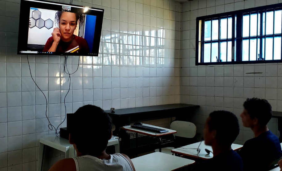 Videochamadas garantem direitos dos adolescentes
. Foto:SEJUF