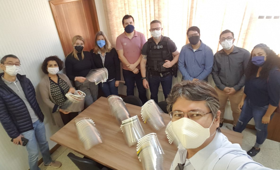 Penitenciária de Londrina produz máscaras para hospitais. Foto:DEPEN