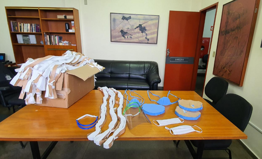 Penitenciária de Londrina produz máscaras para hospitais. Foto:DEPEN