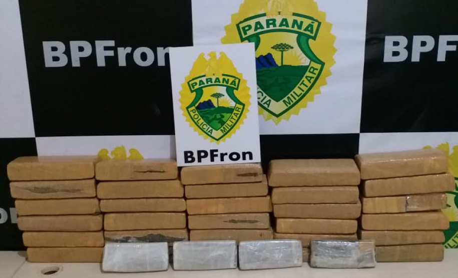 BPFron apreende 5,4 toneladas de maconha no 1.º quadrimestre. Foto:PMPR