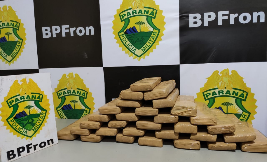 BPFron apreende 5,4 toneladas de maconha no 1.º quadrimestre. Foto:PMPR