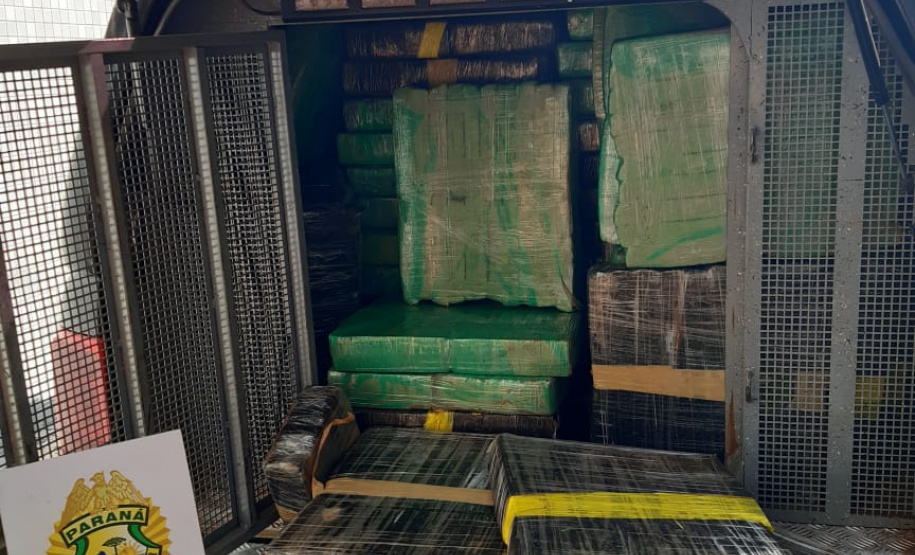 BPFron apreende 5,4 toneladas de maconha no 1.º quadrimestre. Foto:PMPR