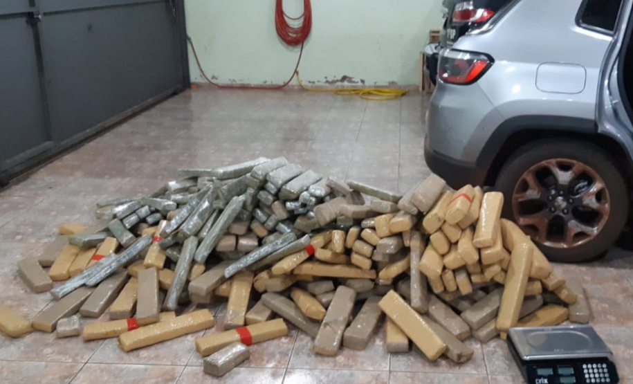 PCPR apreende cerca de três toneladas de drogas em 15 dias. Foto: Polícia Civil
