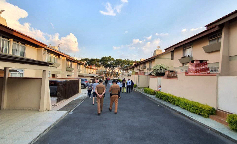 Blitz educativa aborda violência doméstica em condomínios. Foto:SEJUF