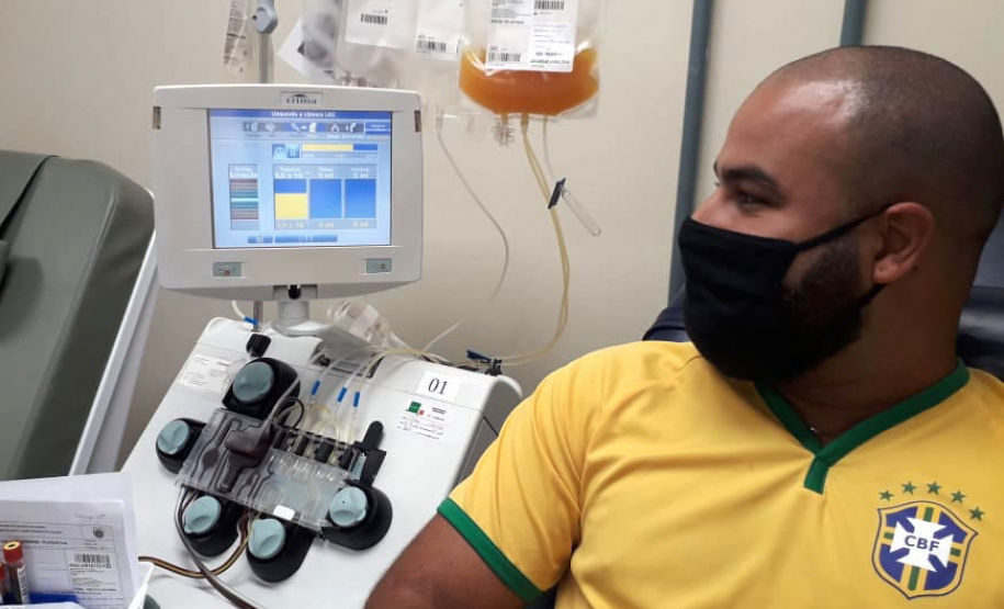 Hemepar inicia projeto-piloto com uso de plasma para tratar Covid-19. Foto: Hemepar