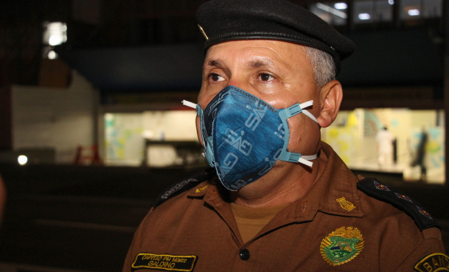 Curitiba, 30 de Abril de 2020. Banda da PMPR faz live pelas ruas da cidade - Soldado Ismael Ponchio.