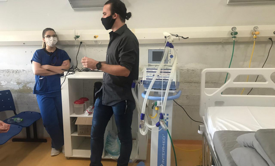 Sesa começa o treinamento para profissionais que atuam em UTIs da Covid-19 em todo Estado. Foto: SESA