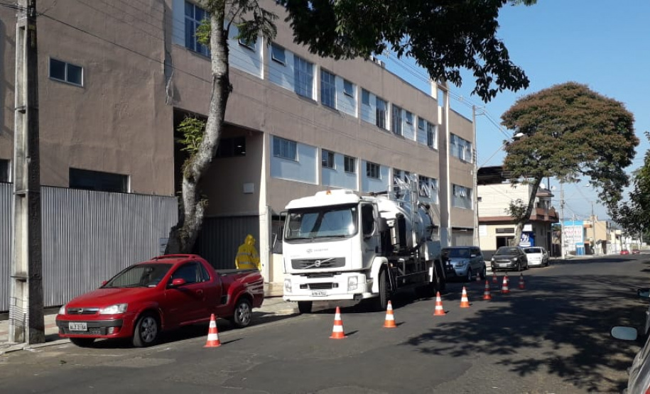 Sanepar continua desinfecção em hospitais e asilos. Foto: Sanepar