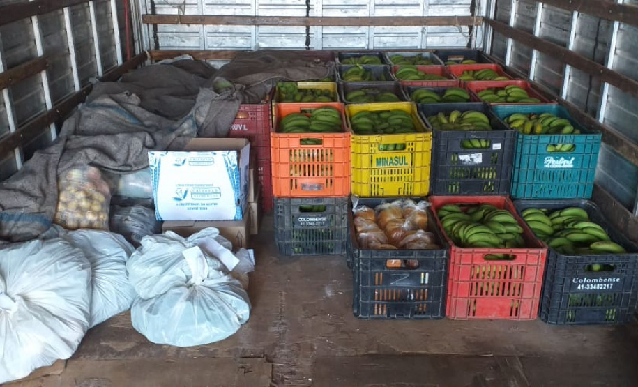 Agricultores familiares levam alimentos às ilhas do Paraná. Foto:SEAB