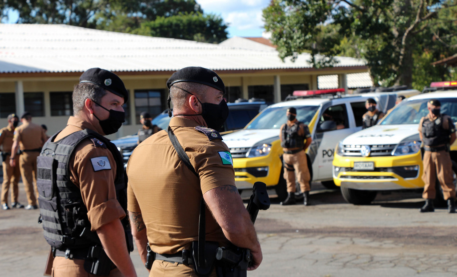 Rondas ostensivas são intensificadas em Curitiba.Foto: PMPR