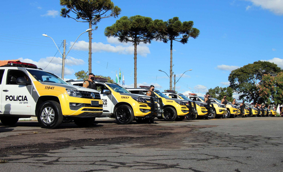 Rondas ostensivas são intensificadas em Curitiba.Foto: PMPR