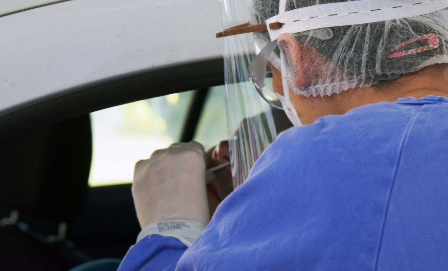 Hospital Oswaldo Cruz inicia teste de pessoal da saúde e da segurança. Foto: Antonio Américo/SESA