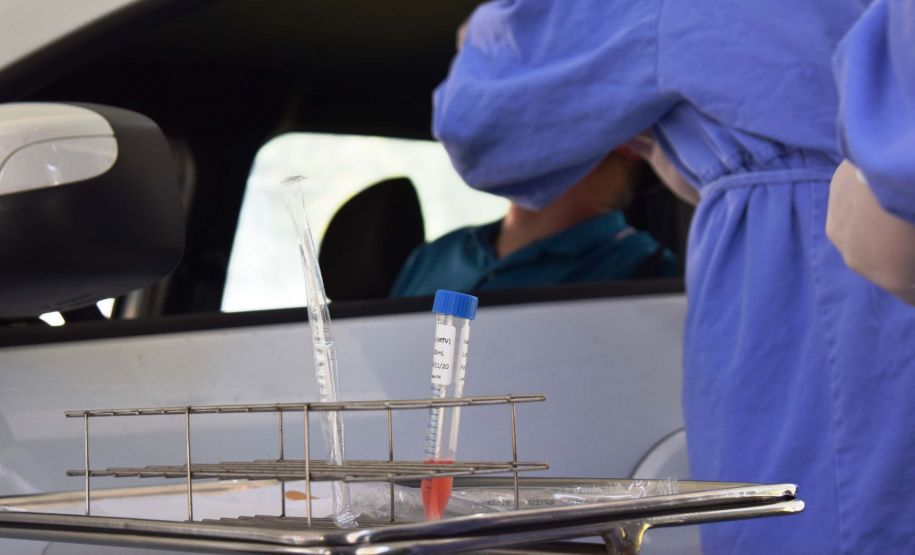 Hospital Oswaldo Cruz inicia teste de pessoal da saúde e da segurança. Foto: Antonio Américo/SESA