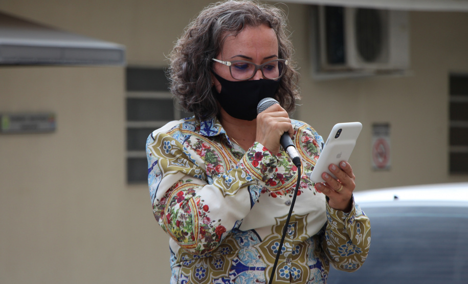 Banda de Música da PM faz homenagem para enfermeiros do Hospital da PM no Dia Internacional da Enfermagem. Foto:PMPR