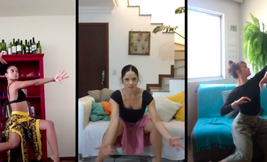 Balé Teatro Guaíra celebra 51 anos com apresentação virtual. Foto: Reprodução Youtube